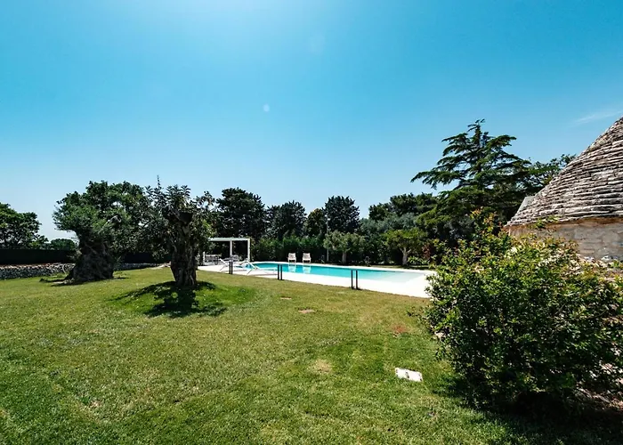 Helloapulia - Design Trulli Sampaolo With Private Pool - Heated On Request - Pet Friendly Villa Gioia Del Colle